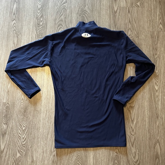 Under Armour Men’s ColdGear Mock Neck Compression Long Sleeve size Large - Picture 3 of 5